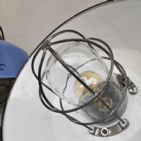 Miniatura dell'articolo Lampada industriale a sospensione Lampada industriale a sospensione Ungherese vintage D36 n.426