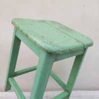 Miniatura dell'articolo Sgabello rurale vintage Sgabello rurale di campagna vintage n.427