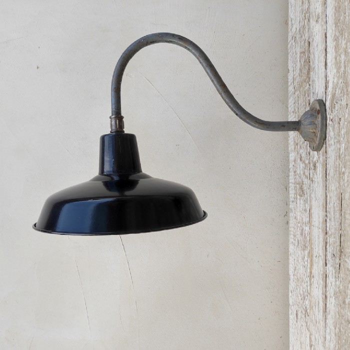Passa il mouse sull'immagine per ingrandire Lampada industriale da parete ungherese vintage - foto 8