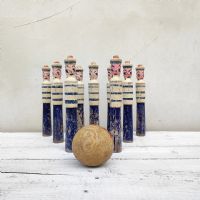 Ingrandisci l'immagine Miniatura dell'articolo Giocattoli Birilli giocattolo francesi vintage anni 30 n.346
