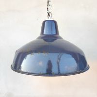 Ingrandisci l'immagine Miniatura dell'articolo Lampada industriale a sospensione Lampada industriale a sospensione francese vintage D29,5 n.356