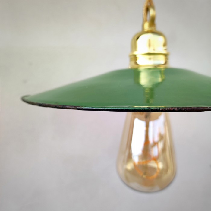 Miniatura dell'articolo Lampada industriale a sospensione vintage - Oggetto n.227