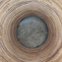 Miniatura dell'articolo Contenitori Cesta in vimini mid-century vintage n.407