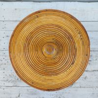 Miniatura dell'articolo Contenitori Cesta in vimini mid-century vintage n.407