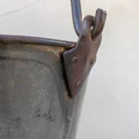 Miniatura dell'articolo Secchiello rurale zincato e rivettato antico - Oggetto n.308