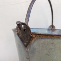 Miniatura dell'articolo Secchiello zincato e rivettato antico - Oggetto n.309