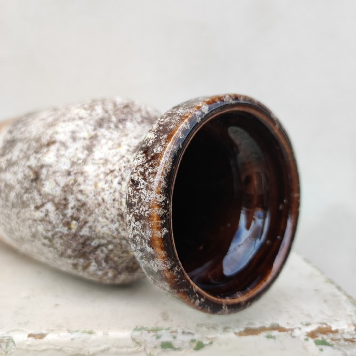 Passa il mouse sull'immagine per ingrandire Immagine dell'articolo Decorativi Vaso Fat lava West Germany vintage n.322