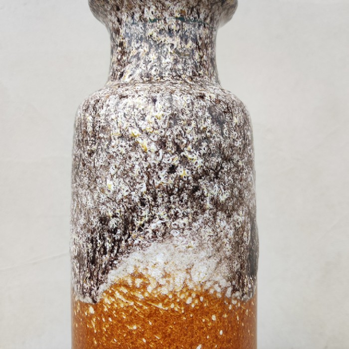 Passa il mouse sull'immagine per ingrandire Immagine dell'articolo Decorativi Vaso Fat lava West Germany vintage n.322