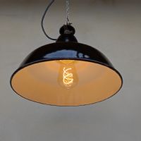 Ingrandisci l'immagine Miniatura dell'articolo Lampada industriale a sospensione Lampada industriale a sospensione belga vintage D31 n.357