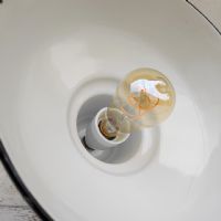 Ingrandisci l'immagine Miniatura dell'articolo Lampada industriale a sospensione Lampada industriale a sospensione belga vintage D31 n.357