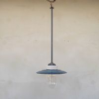 Ingrandisci l'immagine Miniatura dell'articolo Lampada industriale a sospensione Lampada industriale ungherese a sospensione vintage n.375