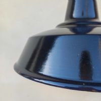 Miniatura dell'articolo Lampada industriale a sospensione Lampada industriale a sospensione italiana vintage D30,5 n.393