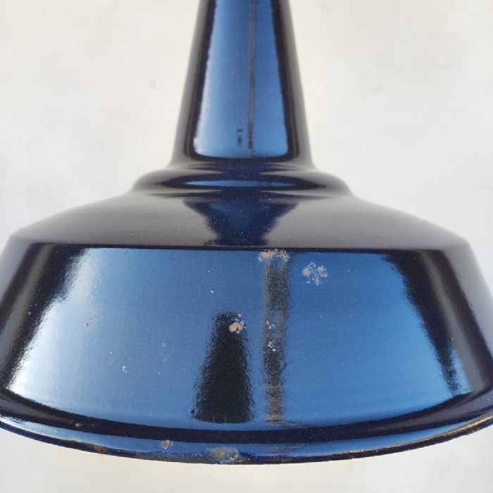 Immagine dell'articolo Lampada industriale a sospensione Lampada industriale a sospensione italiana vintage D30,5 n.393