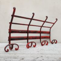 Miniatura dell'articolo Appendiabiti da parete Appendiabiti da parete rurale vintage n.394