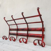 Miniatura dell'articolo Appendiabiti da parete Appendiabiti da parete rurale vintage n.394