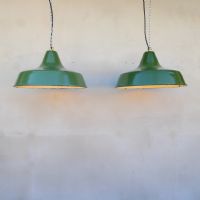 Miniatura dell'articolo Lampada industriale a sospensione bulgara vintage - Oggetto n.254