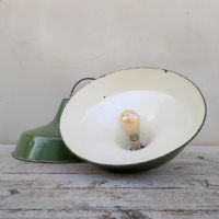 Miniatura dell'articolo Lampada industriale a sospensione bulgara vintage - Oggetto n.254