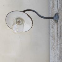 Ingrandisci l'immagine Lampada industriale da parete ungherese vintage D24 - miniatura 9