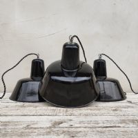 Ingrandisci l'immagine Miniatura dell'articolo Lampada industriale a sospensione Lampada industriale a sospensione ex Cecoslovacchia vintage D30,5 n.333