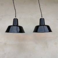 Ingrandisci l'immagine Miniatura dell'articolo Lampada industriale a sospensione Lampada industriale a sospensione ex Cecoslovacchia vintage D30,5 n.333