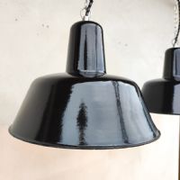 Ingrandisci l'immagine Miniatura dell'articolo Lampada industriale a sospensione Lampada industriale a sospensione ex Cecoslovacchia vintage D30,5 n.333