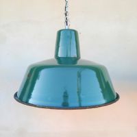 Ingrandisci l'immagine Miniatura dell'articolo Lampada industriale a sospensione Lampada industriale polacca a sospensione vintage D32.5 n.376