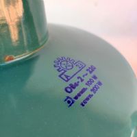 Ingrandisci l'immagine Miniatura dell'articolo Lampada industriale a sospensione Lampada industriale polacca a sospensione vintage D32.5 n.376