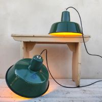 Ingrandisci l'immagine Miniatura dell'articolo Lampada industriale a sospensione Lampada industriale polacca a sospensione vintage D32.5 n.376