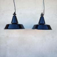 Miniatura dell'articolo Lampade industriali a sospensione vintage (coppia) - Oggetto n.229