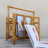 Ingrandisci l'immagine Miniatura dell'articolo Contenitori Portariviste in bamboo vintage n.478