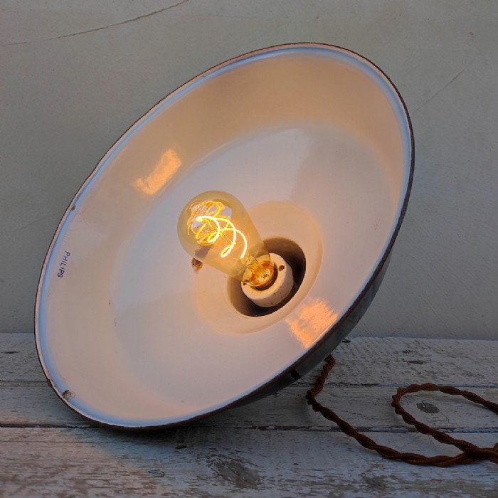 Miniatura dell'articolo Lampada industriale a sospensione PHILIPS vintage - Oggetto n.306