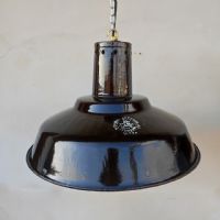 Miniatura dell'articolo Lampade industriali a sospensione vintage (coppia) - Oggetto n.230