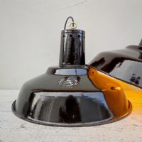 Miniatura dell'articolo Lampade industriali a sospensione vintage (coppia) - Oggetto n.230