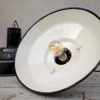 Miniatura dell'articolo Lampade industriali a sospensione vintage (coppia) - Oggetto n.230