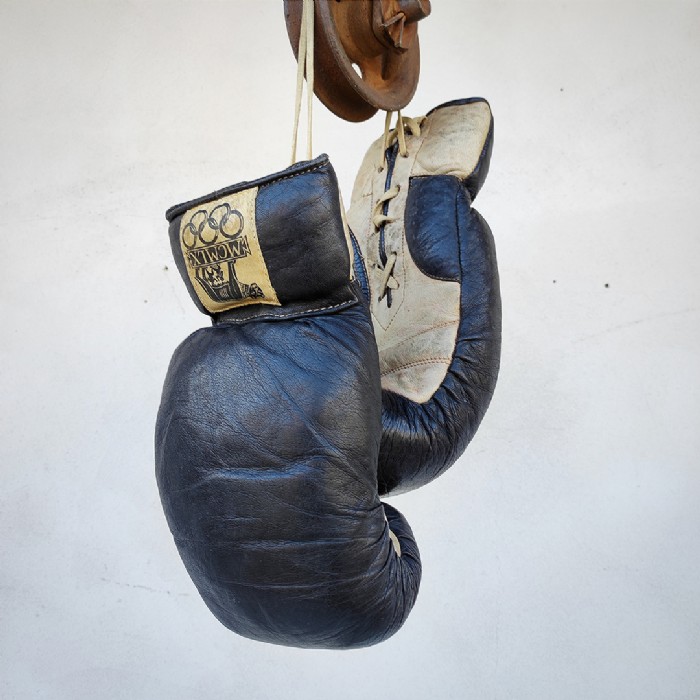 Miniatura dell'articolo Guantoni da boxe Vintage Olimpiadi Roma 1960 - Oggetto n.191