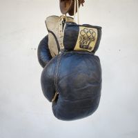 Miniatura dell'articolo Guantoni da boxe Vintage Olimpiadi Roma 1960 - Oggetto n.191