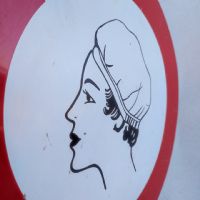 Miniatura dell'articolo Cartello industriale Cartello industriale obbligo l'uso della cuffia vintage n.396