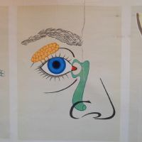 Miniatura dell'articolo Poster Poster didattico organi di senso e sistema nervoso vintage n.446