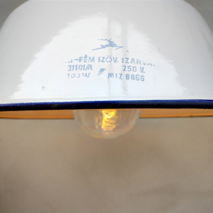 Miniatura dell'articolo Lampada industriale vintage Ungherese a sospensione  - Oggetto n.41