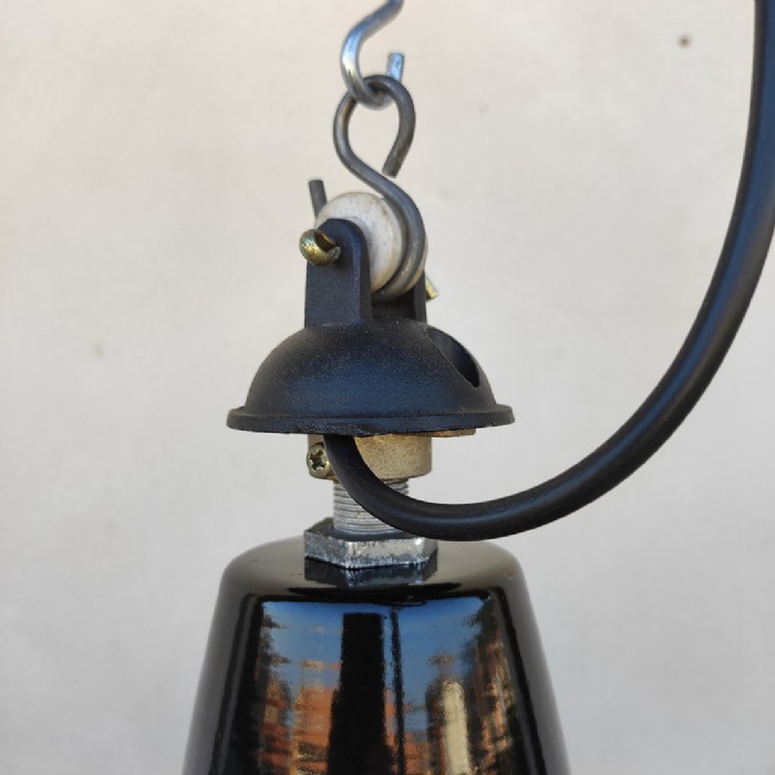 Miniatura dell'articolo Lampada industriale a sospensione vintage D30 - Oggetto n.307