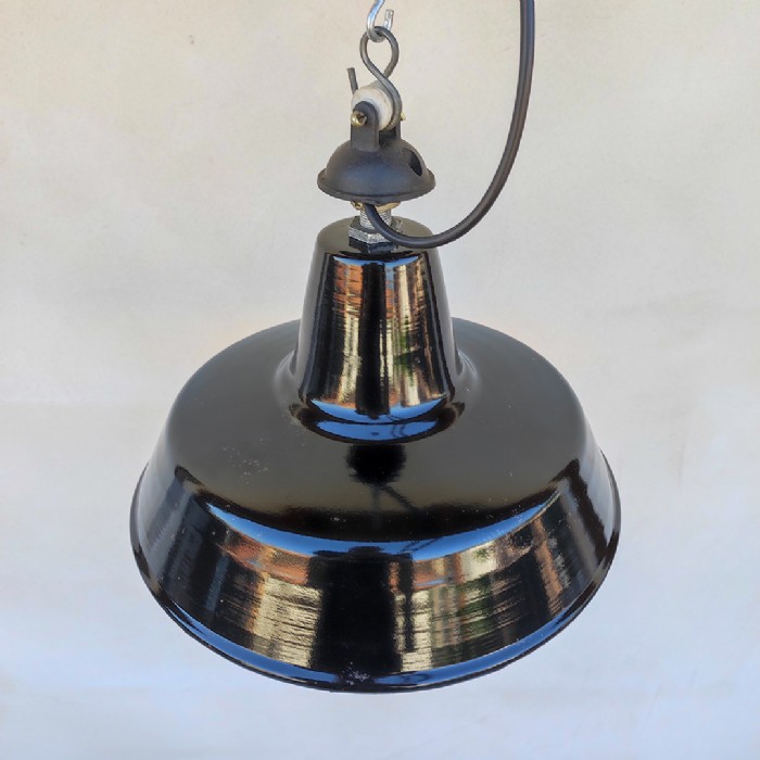Miniatura dell'articolo Lampada industriale a sospensione vintage D30 - Oggetto n.307