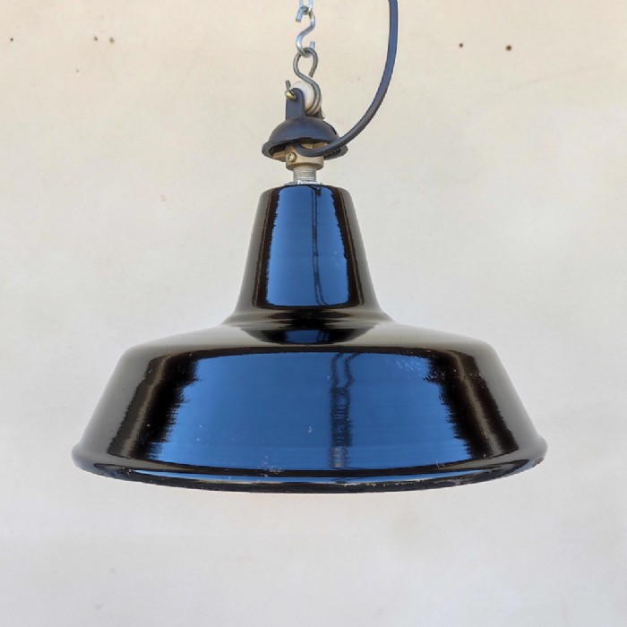 Miniatura dell'articolo Lampada industriale a sospensione vintage D30 - Oggetto n.307