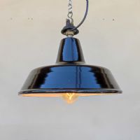 Miniatura dell'articolo Lampada industriale a sospensione vintage D30 - Oggetto n.307