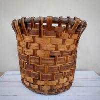 Miniatura dell'articolo Cesta in legno di castagno vintage - Oggetto n.122