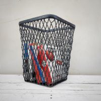 Miniatura dell'articolo Cestino industriale vintage - Oggetto n.123