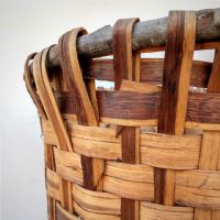 Miniatura dell'articolo Cesta in legno di castagno vintage - Oggetto n.122