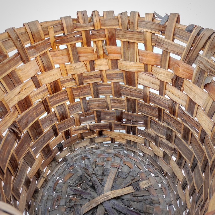 Miniatura dell'articolo Cesta in legno di castagno vintage - Oggetto n.122