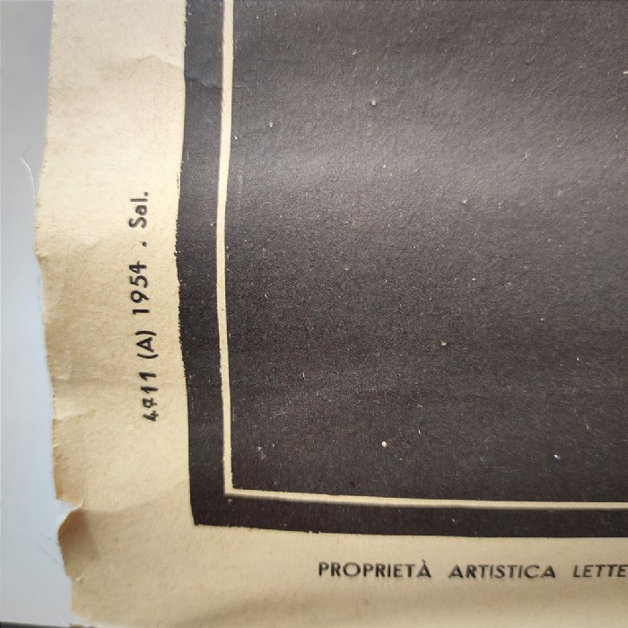 Miniatura dell'articolo Poster il corpo umano tavola 1 Paravia Torino vintage - Oggetto n.150