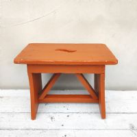 Ingrandisci l'immagine Miniatura dell'articolo Sgabello rurale vintage Sgabello rurale di campagna vintage n.360