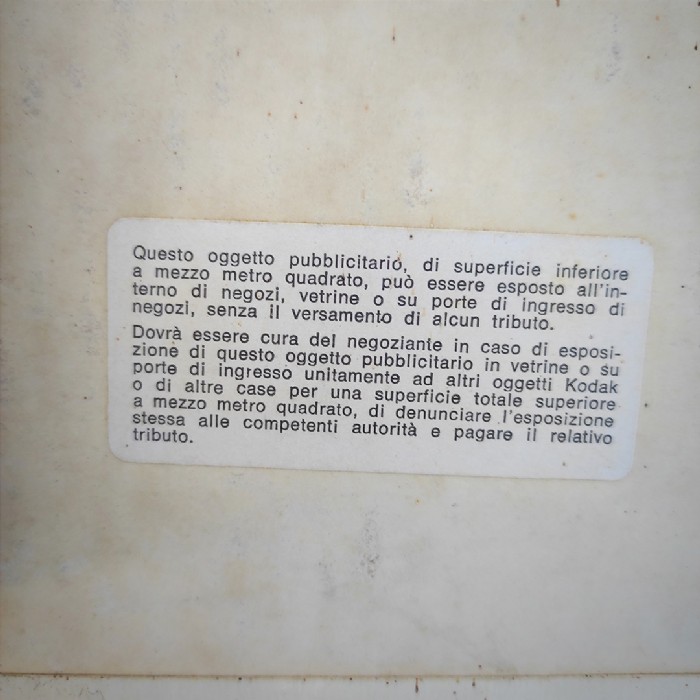 Miniatura dell'articolo Espositori pubblicitari Kodak vintage - Oggetto n.193